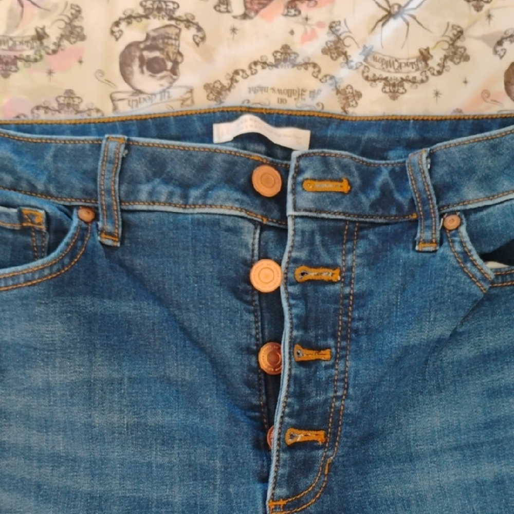 Lauren Conrad High-rise Flare Button Fly Jeansl